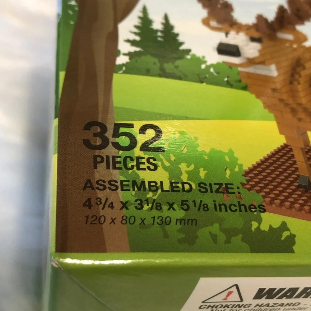 Mini Building Blocks Mule Deer 352 Pieces NIB - Picture 3 of 6
